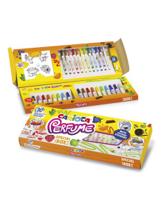 43530,Carioca 30 culori parfumate + abțibilduri 43530