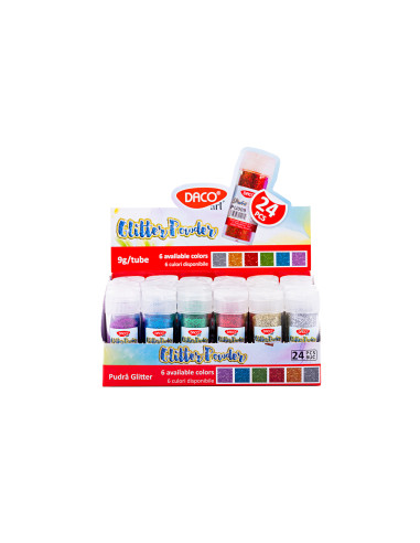 PU009,Pudra glitter 9 g DACO