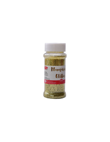 PU060AU,Pudra glitter Monosararita auriu DACO