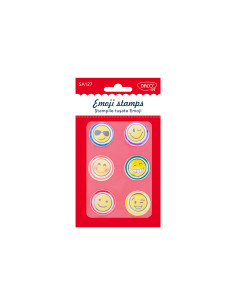 Stampila tusata Emoji set 6 DACO SA127