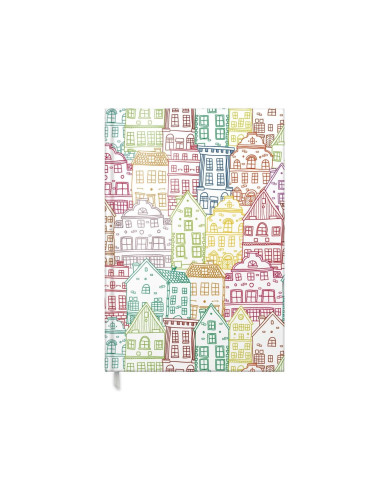 Agenda A5 nedatata Colorful City