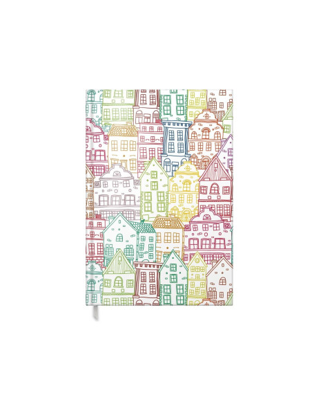 Agenda A5 nedatata Colorful City