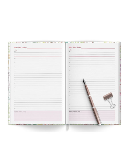Agenda A5 nedatata Colorful City