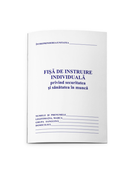 Fisa individuala pentru protectia muncii A5