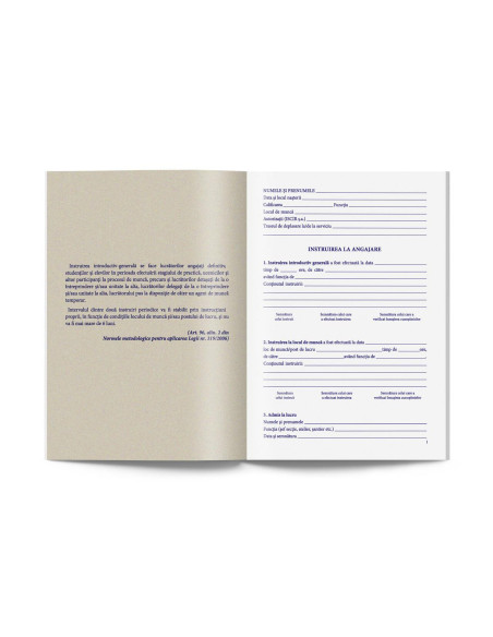Fisa individuala pentru protectia muncii A5