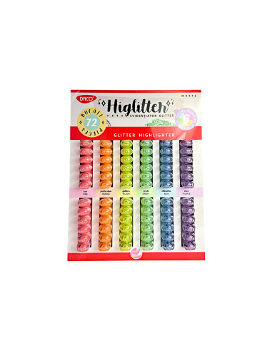 Display marker evidentiator glitter...