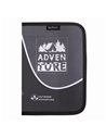 Penar echipat cu 1 fermoar si 2 clape Herlitz 400211275, 34 piese, Motiv Adventure