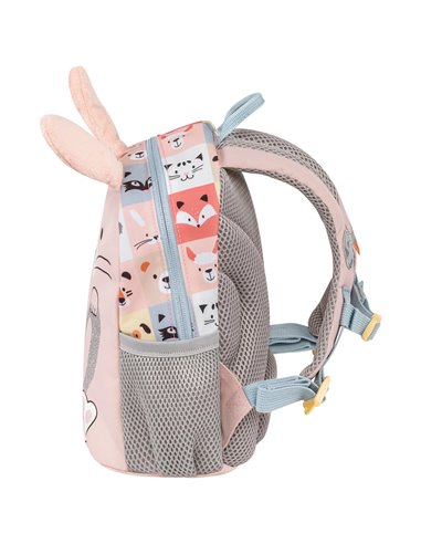 Ghiozdan gradinita Tiger Family Mini dear friends, 26 x 20 x 15 cm, Motiv honey bunny