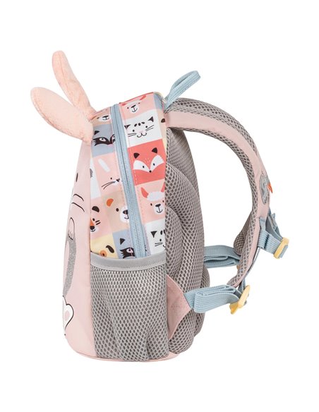 Ghiozdan gradinita Tiger Family Mini dear friends, 26 x 20 x 15 cm, Motiv honey bunny