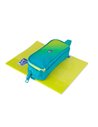 Penar etui dreptunghiular Oxford Gradient 400204527, 3 fermoare, Galben / turcoaz