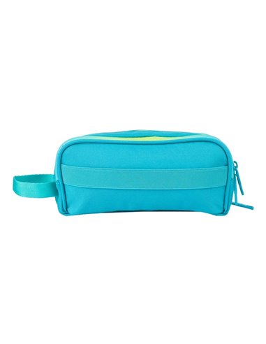 Penar etui dreptunghiular Oxford Gradient 400204527, 3 fermoare, Galben / turcoaz
