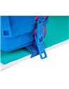 Penar etui dreptunghiular Oxford Gradient 400204322, 3 fermoare, Albastru / roz