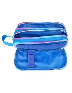 Penar etui dreptunghiular Oxford Gradient 400204322, 3 fermoare, Albastru / roz 2