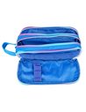 Penar etui dreptunghiular Oxford Gradient 400204322, 3 fermoare, Albastru / roz