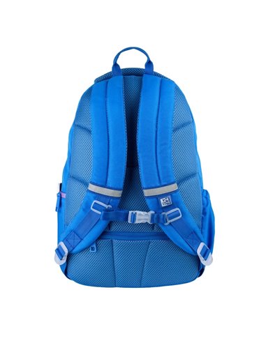Ghiozdan scoala Oxford Gradient, 3 compartimente, 44 x 29 x 20 cm, Albastru/mov