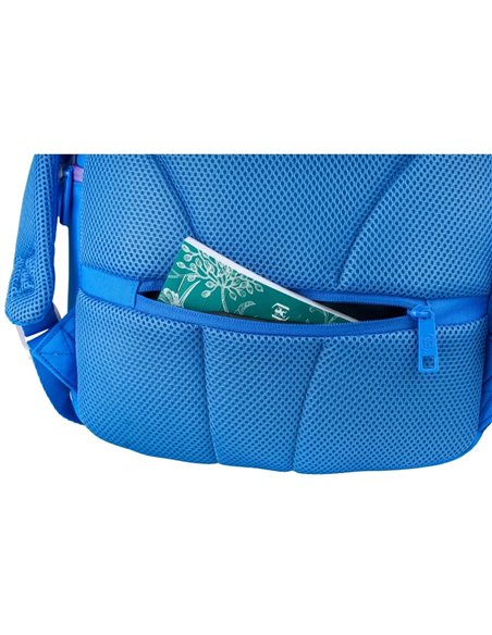 Ghiozdan scoala Oxford Gradient, 3 compartimente, 44 x 29 x 20 cm, Albastru/mov