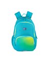 Ghiozdan scoala Oxford Gradient, 3 compartimente, 44 x 29 x 20 cm, Galben/turcoaz