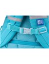 Ghiozdan scoala Oxford Gradient, 3 compartimente, 44 x 29 x 20 cm, Galben/turcoaz