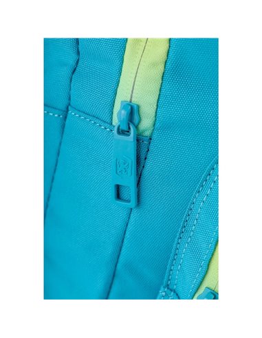 Ghiozdan scoala Oxford Gradient, 3 compartimente, 44 x 29 x 20 cm, Galben/turcoaz
