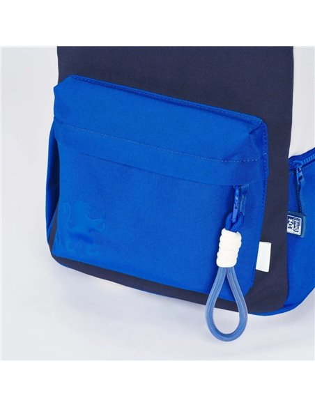 Ghiozdan scoala Oxford Funky, 40 x 28 x 15 cm, Albastru