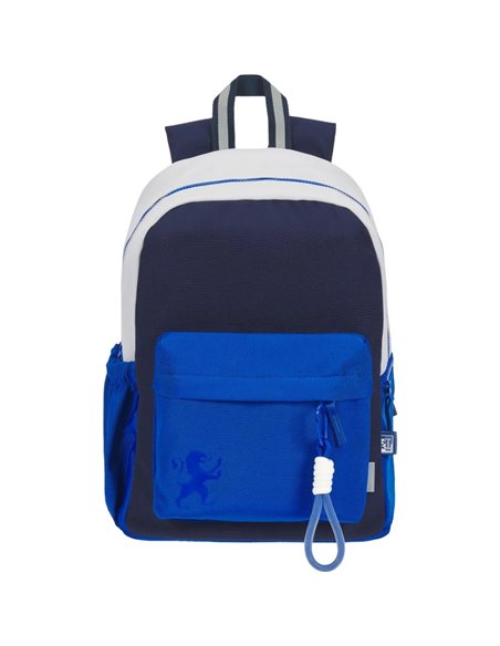 Ghiozdan scoala Oxford Funky, 40 x 28 x 15 cm, Albastru