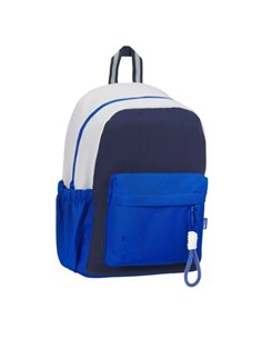 Ghiozdan scoala Oxford Funky, 40 x 28 x 15 cm, Albastru