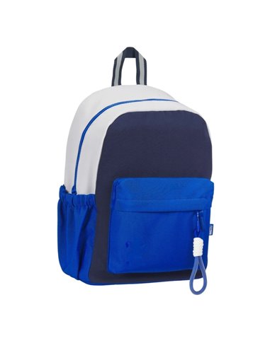 Ghiozdan scoala Oxford Funky, 40 x 28 x 15 cm, Albastru