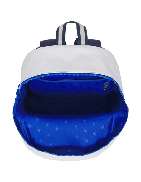 Ghiozdan scoala Oxford Funky, 40 x 28 x 15 cm, Albastru