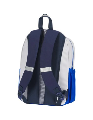 Ghiozdan scoala Oxford Funky, 40 x 28 x 15 cm, Albastru