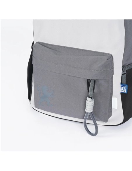 Ghiozdan scoala Oxford Funky, 40 x 28 x 15 cm, Gri