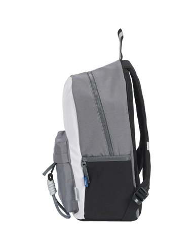Ghiozdan scoala Oxford Funky, 40 x 28 x 15 cm, Gri