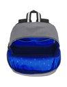 Ghiozdan scoala Oxford Funky, 40 x 28 x 15 cm, Gri