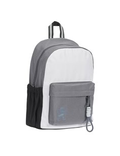 Ghiozdan scoala Oxford Funky, 40 x 28 x 15 cm, Gri