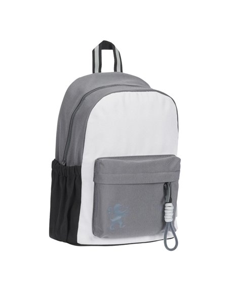 Ghiozdan scoala Oxford Funky, 40 x 28 x 15 cm, Gri