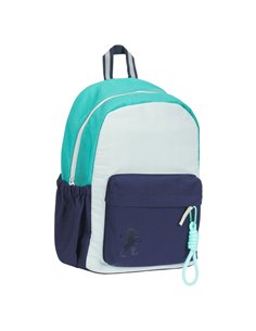 Ghiozdan scoala Oxford Funky, 40 x 28 x 15 cm, Turcoaz