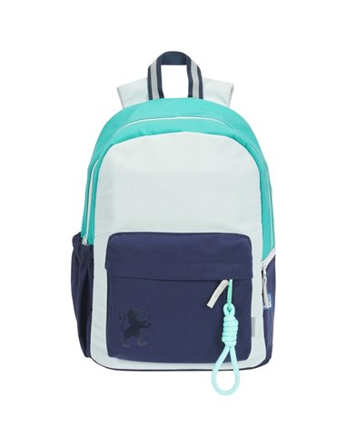 Ghiozdan scoala Oxford Funky, 40 x 28 x 15 cm, Turcoaz