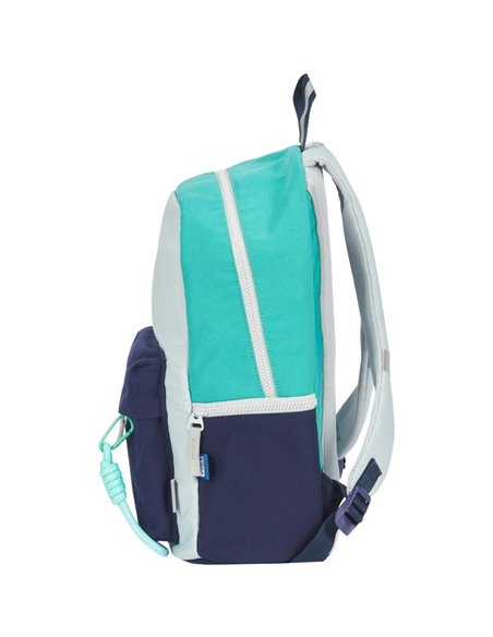 Ghiozdan scoala Oxford Funky, 40 x 28 x 15 cm, Turcoaz
