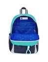 Ghiozdan scoala Oxford Funky, 40 x 28 x 15 cm, Turcoaz