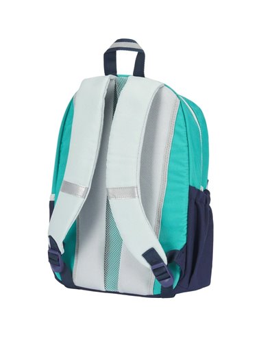 Ghiozdan scoala Oxford Funky, 40 x 28 x 15 cm, Turcoaz