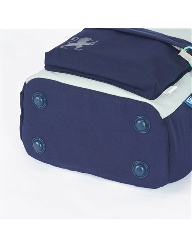 Ghiozdan scoala Oxford Funky, 40 x 28 x 15 cm, Turcoaz