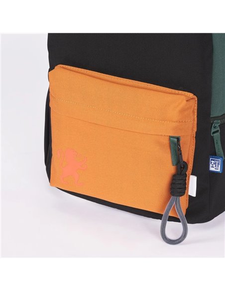 Ghiozdan scoala Oxford Funky, 40 x 28 x 15 cm, Verde