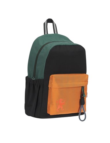 Ghiozdan scoala Oxford Funky, 40 x 28 x 15 cm, Verde