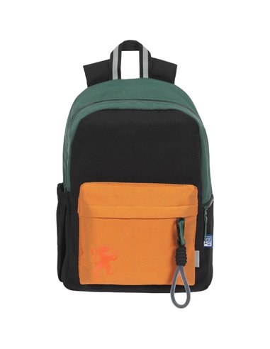 Ghiozdan scoala Oxford Funky, 40 x 28 x 15 cm, Verde