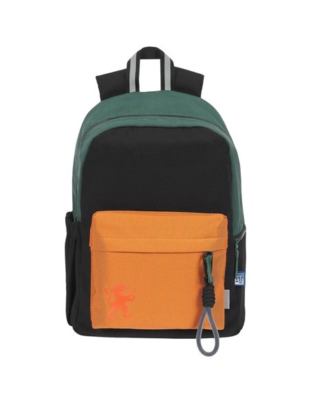 Ghiozdan scoala Oxford Funky, 40 x 28 x 15 cm, Verde