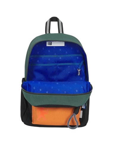 Ghiozdan scoala Oxford Funky, 40 x 28 x 15 cm, Verde