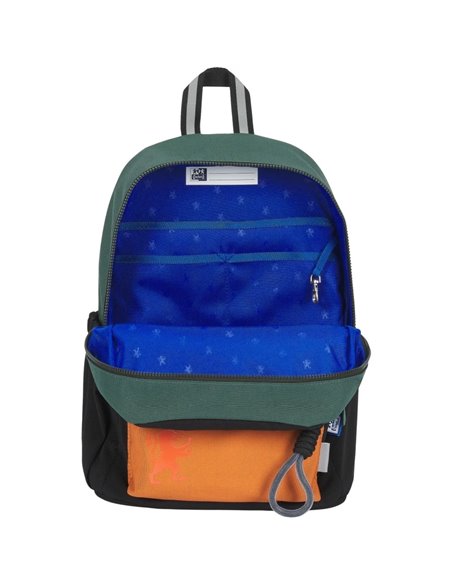 Ghiozdan scoala Oxford Funky, 40 x 28 x 15 cm, Verde