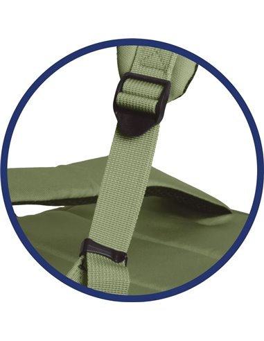Ghiozdan scoala Oxford B-Ready, 42 x 30 x 15 cm, Kaki