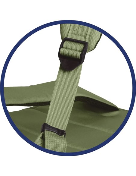 Ghiozdan scoala Oxford B-Ready, 42 x 30 x 15 cm, Kaki