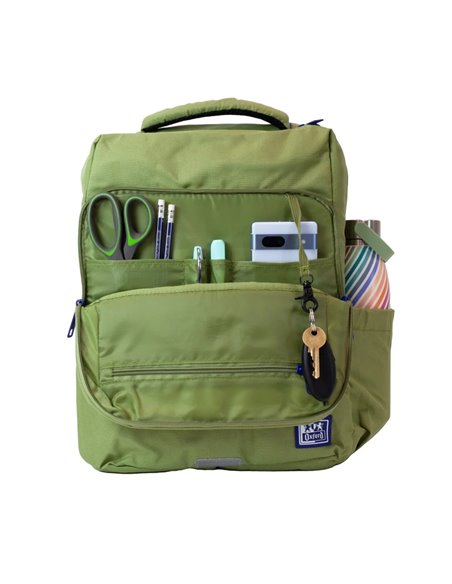 Ghiozdan scoala Oxford B-Ready, 42 x 30 x 15 cm, Kaki