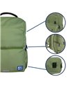 Ghiozdan scoala Oxford B-Ready, 42 x 30 x 15 cm, Kaki